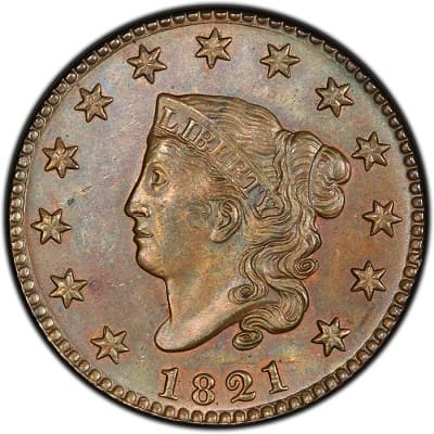 US 1821 Cent