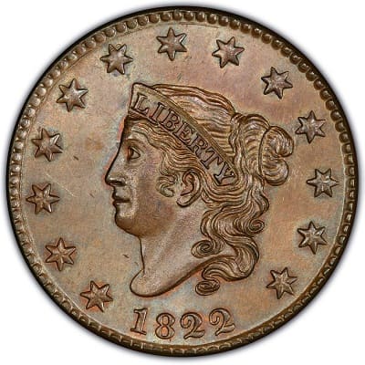 US 1822 Cent