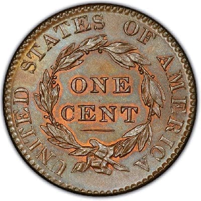 US 1822 Cent Value