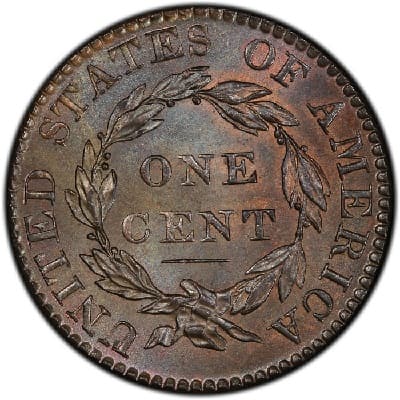 US 1823 Cent Value