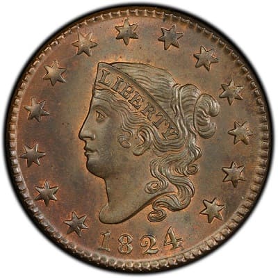 US 1824 Cent