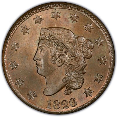 US 1826 Cent