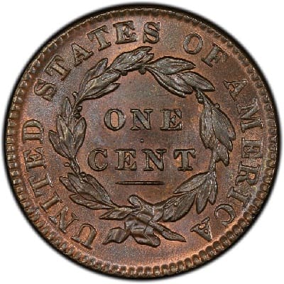 US 1833 Cent Value