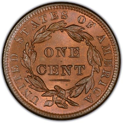 US 1838 Cent Value