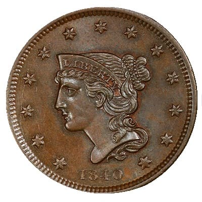 US 1840 Cent