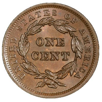 US 1843 Cent Value