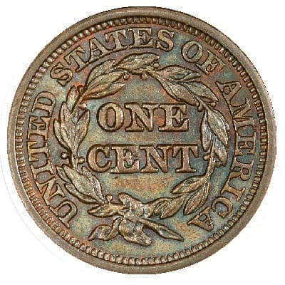 US 1844 Cent Value