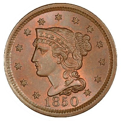 US 1850 Cent