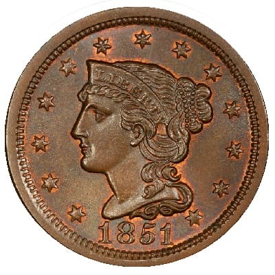 US 1851 Cent