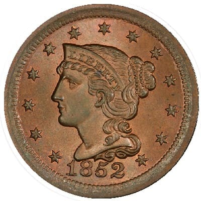 US 1852 Cent