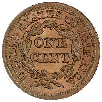 US 1852 Cent Value