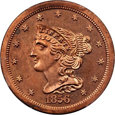 US 1856 Cent