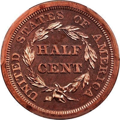 US 1856 Cent Value