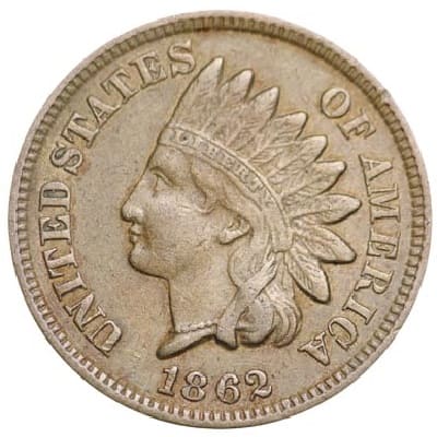 US 1862 Cent
