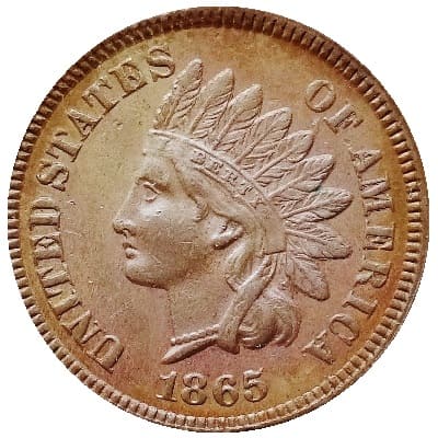US 1865 Cent
