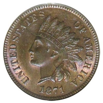 US 1871 Cent