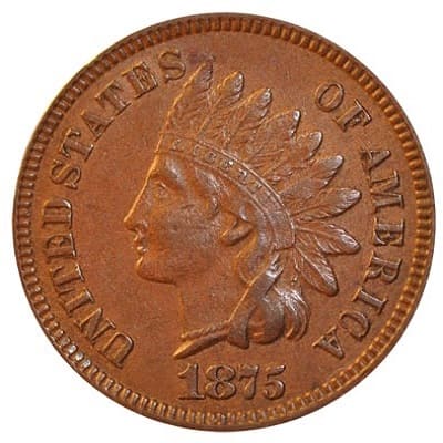US 1875 Cent