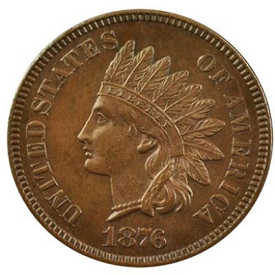 US 1876 Cent