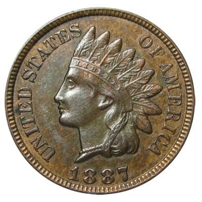 US 1887 Cent
