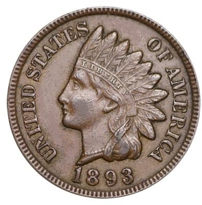 US 1893 Cent