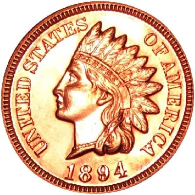 US 1894 Cent