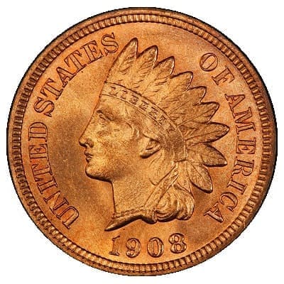 US 1908 Cent