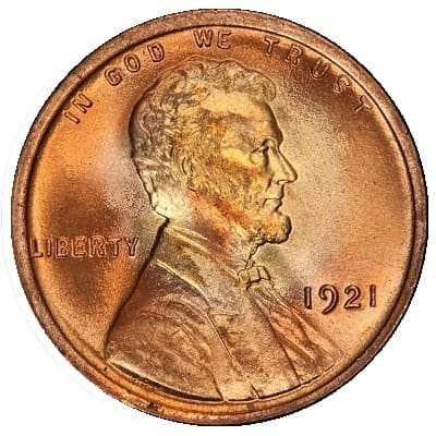 US 1921 Cent