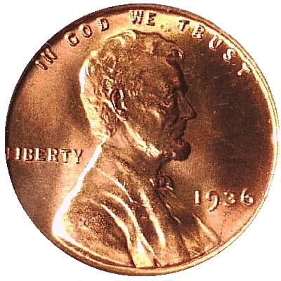US 1936 Cent