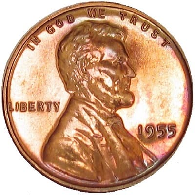 US 1955 Cent