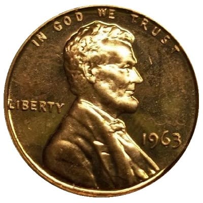 US 1963 Cent