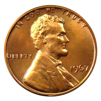 US 1967 Cent