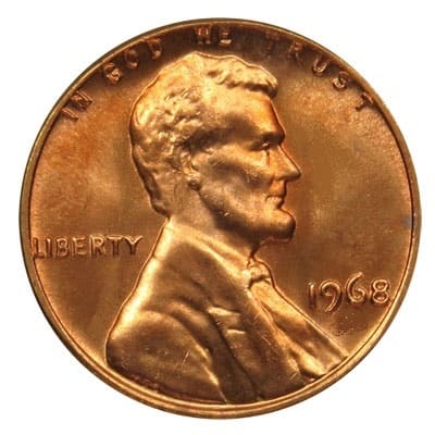 US 1968 Cent