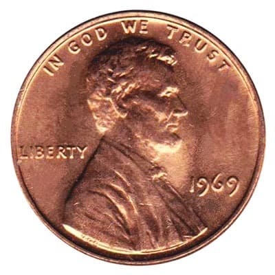 US 1969 Cent