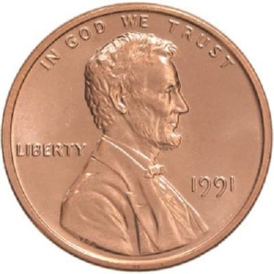 US 1991 Cent