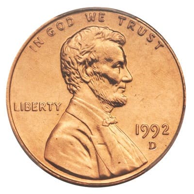 US 1992 Cent
