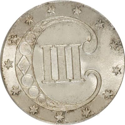 US 1852 Three Cent Value