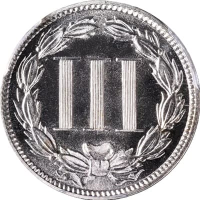 US 1853 Three Cent Value