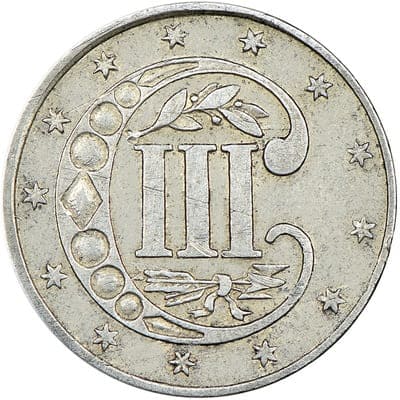 US 1854 Three Cent Value