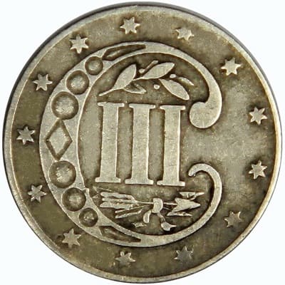 US 1855 Three Cent Value