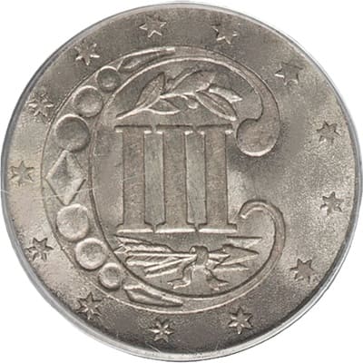 US 1856 Three Cent Value