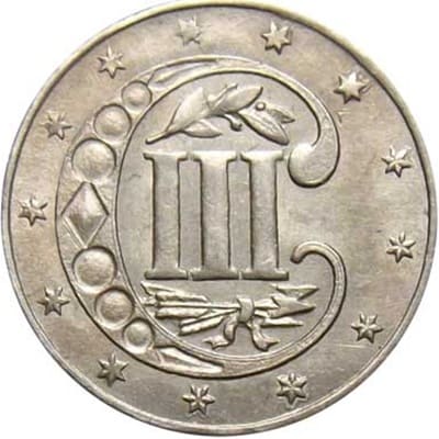 US 1858 Three Cent Value