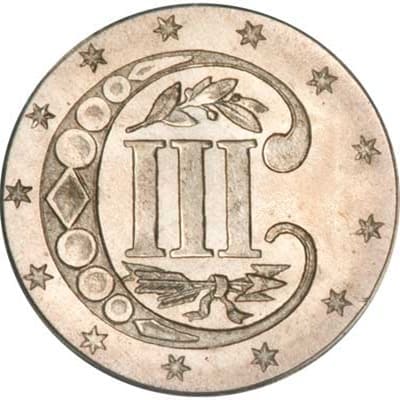 US 1864 Three Cent Value