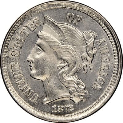 US 1872 Three Cent