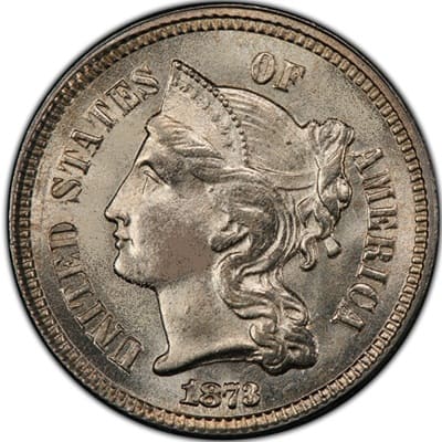 US 1873 Three Cent