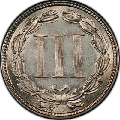 US 1873 Three Cent Value