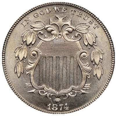 US 1874 Nickel