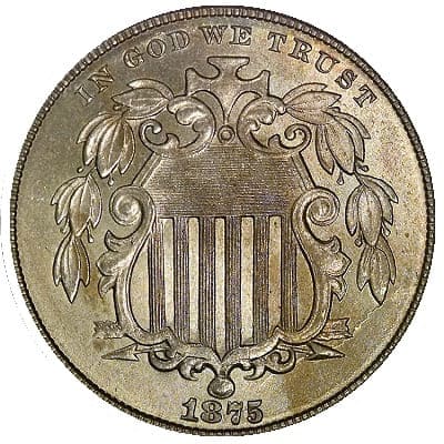 US 1875 Nickel