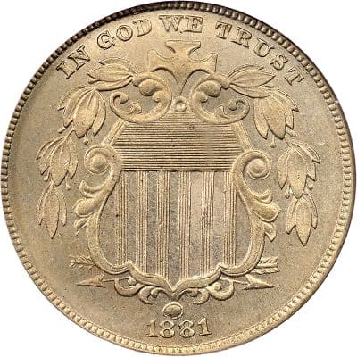 US 1881 Nickel