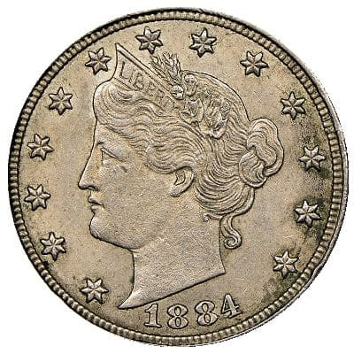 US 1884 Nickel