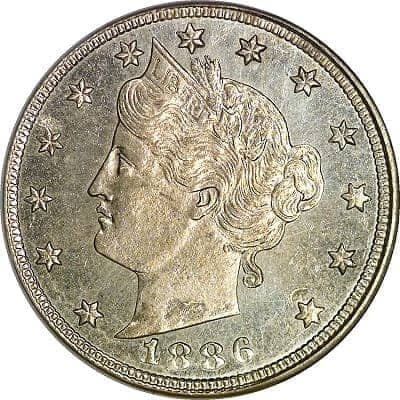 US 1886 Nickel
